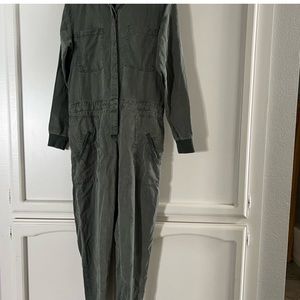 Free People Movement Green Jumpsuit